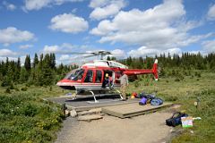 01 Helicopter At The Lake Magog Helipad.jpg